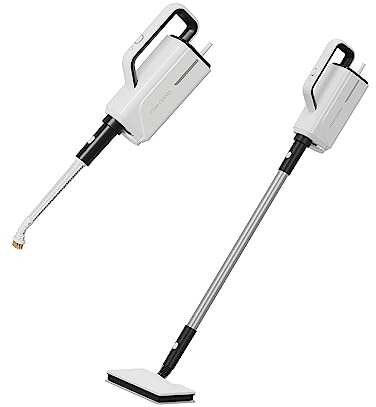 Aspiradora a Vapor para el hogar, Plancha de Vapor de Alta Temperatura, Todo en uno, con 5 cepillos, para Toda la casa y Cocina (Negro)