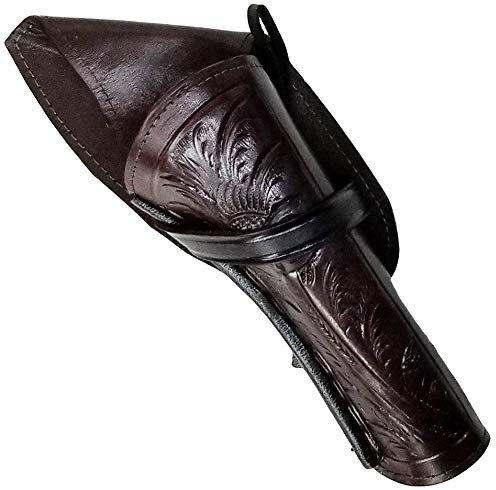 Modestone Right Handed Cross Draw Holster for Pistolengürtel Leather Western Brown