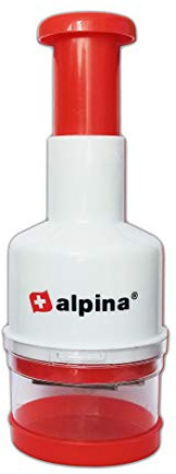 alpina Multihacker - Gemüse Zerkleinerer - Multizerkleinerer - Manueller Zerkleinerer - Kräuterschneider - Zwiebelschneider