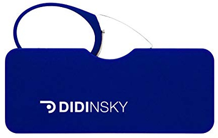 DIDINSKY Orsay Gafas de Lectura Sin Patillas, Filtro Luz Azul | Diseño sin patillas, plano de bolsillo · Para leer de cerca · Filtro de luz azul · Aumento +1.0 a +3.0 · Incluye funda