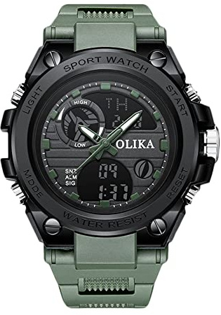 RORIOS Relojes Deportivos para Hombre Digital Militares Relojes con Alarma Multifuncional Cronómetro Militar Relojes de Pulsera para Hombre