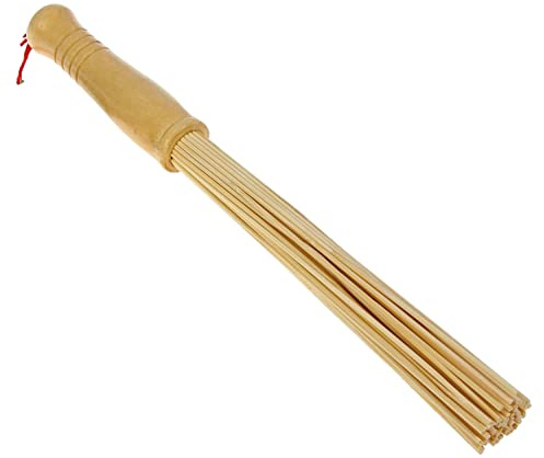Massage Bamboo Broom for Sauna and Banya - Relaxing Massage Cellulite Massager - Asian Massage Tools for SPA