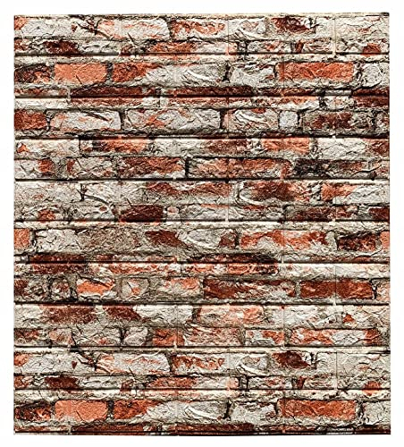3D Wandaufkleber Tapete Wandpaneele BR7 [ 10 Stück – 5,4 qm ]