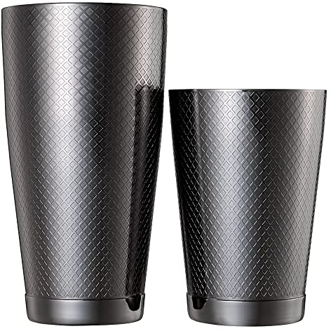 Barfly Diamond Lattice Shaker Set, Schwarz