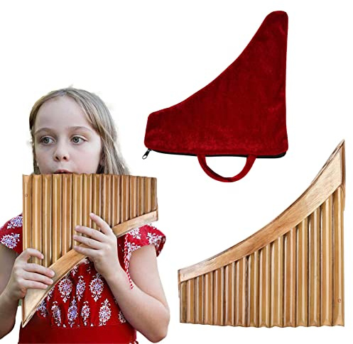 Standard-Panflöte,G Key Panflöten Musikinstrument Panflöten | Panflöte 440 Hz Holzinstrument Traditioneller G4-G6 Chinesischer zarter Ton