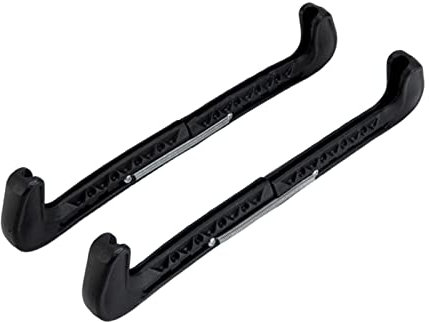 2 Stück Schlittschuh-Abdeckungen, universal, strapazierfähig, Schlittschuh-Schutz für Eiskunstlauf, Sport, Übungshilfe, Jungen, Mädchen, Zubehör (schwarz)