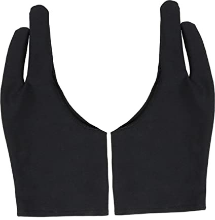 EXCEART 2 Stk Zeichenhandschuh Aus Papier Art Tablet-handschuh Handschuh Für Kunstmalerei Digitaler Kunsthandschuh Handschuh Zum Zeichnen Von Künstlern Anti-schmutzig Papiermalerei