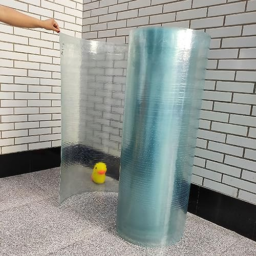 Dachplatten aus Polycarbonat Polycarbonatplatten-Dachverkleidungsplatten, Vordach, Markisenschutz für den Außenbereich, 0,8 mm wasserdichte Dachdämmplatte, für Garagen, Gewächshäuser, Wintergärten, l