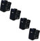 Voltix Set di 4 Prese da Muro Con USB-C e USB-A 2.1A Compatibili Con Bticino Living Light e Living International, Frutti Elettrici Multipresa da Parete