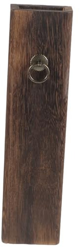 MAGICLULU Holz Wandvase Hängend Pflanzenhalter Wandvasen Holzvasen Für Innen Esszimmer Büro
