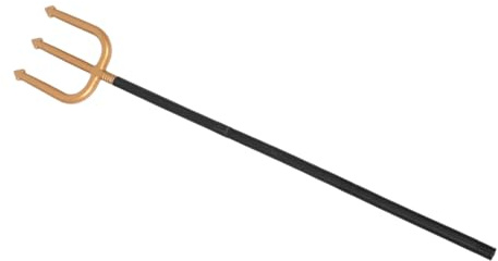 Beaupretty Halloween Plastic Pitch Fork Tridents Costume Prop for Devil Demon Cosplay Masquerade Party Favors Performance Accessories