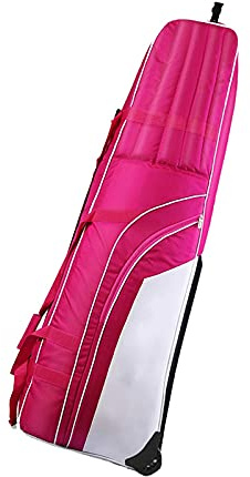 Golftasche, Golf-Standbag, einfach zu tragen, platzsparend, integrierte Rollengriffe und verschleißfeste, leichte, organisierte Golftasche(Pink)