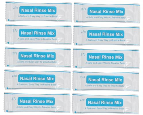 TOYZFRIENDY 40pezzi Lavaggio Nasale Bustine Detergente Nasale Sicuro Protezione Per Cavità Nasali Pulizia e Igiene Quotidiana