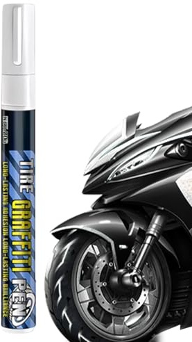 Generico Pennarello vernice pneumatici,Forniture Modifiche Fai da te Gomme Auto | Pennarello per scritte fianco pneumatici,Per Guidatori SUV Camper Moto Detailers Negozi Modifiers Restorers Mostre