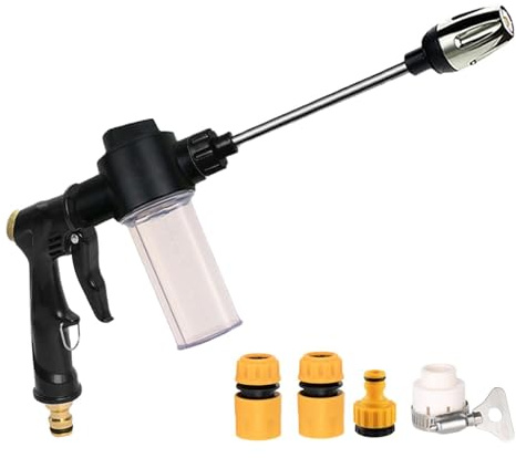 eléctrica inalámbrica, pulverizador de Agua ergonómico Resistente a la corrosión, Boquilla de Alta presión, para Coche, jardín, hogar, balcón, Patio, Garaje, Limpieza al Aire Libre