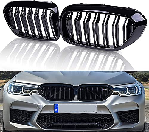 Gangying G30 G31 Grille De Calandre Grilles avant pour BMW 5 Série G30 G31 5 Série G30 G31 Grille Calandre Noir Brillant 2017 2018 2019 2020