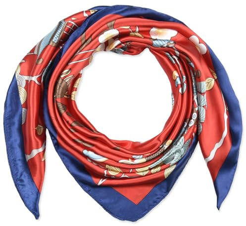 corciova Foulard, 639 Phénix Rouge Lave et pin, L Femme