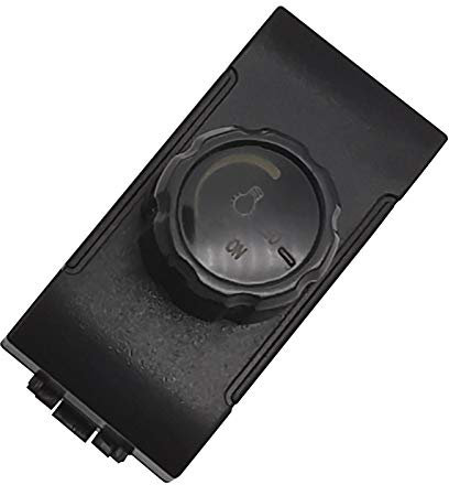 Dimmer nero antracite compatibile con living light, living international e Living Air frutti a un modulo (Dimmer)