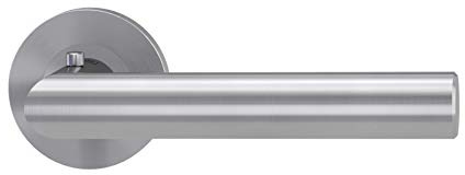 Griffwerk Türdrücker/Türbeschlag - LUCIA PROFESSIONAL smart2lock - mit Schließmechanik im Griff - schließen/verriegeln ohne Schlüsselrosette (DIN RECHTS)