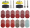 240 Stück 2 Zoll Schleifscheiben Pads 50mm mit 2Stück 1/8in&1/4in Shank, Schleifpads Schleifpapier Klett Körnung 80-3000 für Holzmöbellackierung Automobil