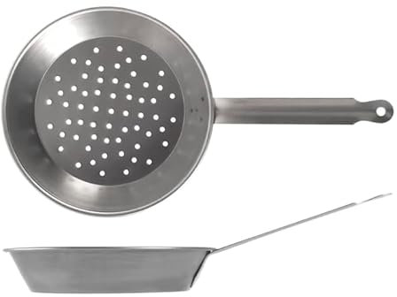 Home 4634627 Poêle châtaigne Lourde, poignée antidérapante, Fer 27 cm