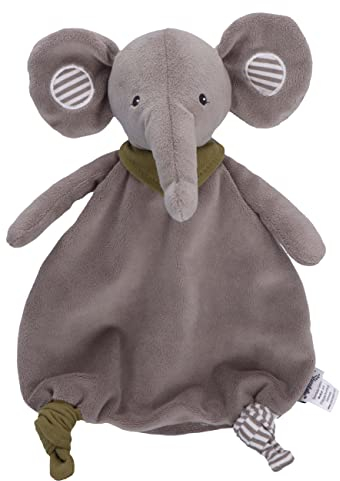 Sterntaler Baby Unisex Schmusetuch Schmusetuch M Elefant Eddy - Kuscheltuch Baby, Kuscheltuch, Schmusetuch - grau