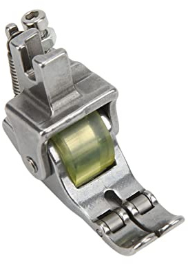 Nähmaschinen Nähfüße 4×3 cm Rollennähfuß für Industrienähmaschinen Quilting Feed Walking Nähmaschine Nähfuß mit Gummirädern für Meisten Industrienähmaschinen