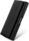 moex Comfortable horizontal case with belt clip compatible with Microsoft Lumia 650, universal use with belt loop and magnetic closure, black