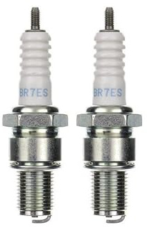 Zündkerzen Set BR7ES 2 Stück – passend für AGM Fighter/Firejet, ATU Spin, Benelli X 49, Beta Evo/RR, CPI Aragon, China 1E40QMB