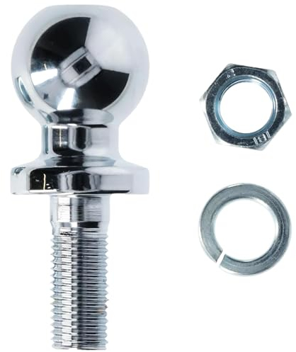 Rotule de Barre d'Attelage 50mm 3.5T pour Tracteur - Boule Vis Ø22mm, Charge Jusqu'à 3,5 Tonnes