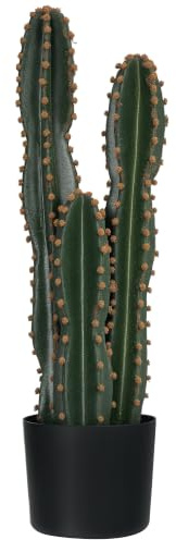 Outsunny Gran Cactus Artificial Realista 17x60cm Verde | Planta artificial