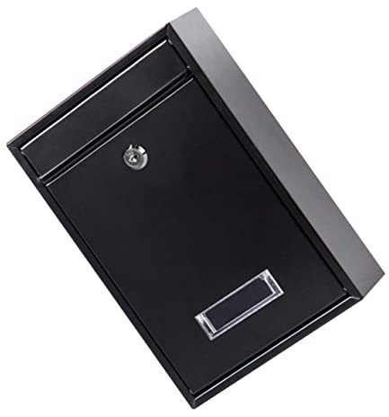HOMSFOU Outdoor Letter Box Mailbox Newspaper Slot Stylish Design for Home Installation Family Greeting Box for Outdoor Use