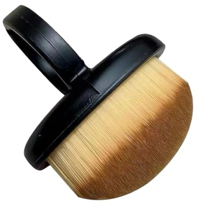 Spazzola ad anello per unghie, per rimuovere la polvere delle unghie, morbido spolverino per manicure, 3,3 x 3,2 x 4,1 cm, design ergonomico, leggero e compatto, per casa, salone, interni