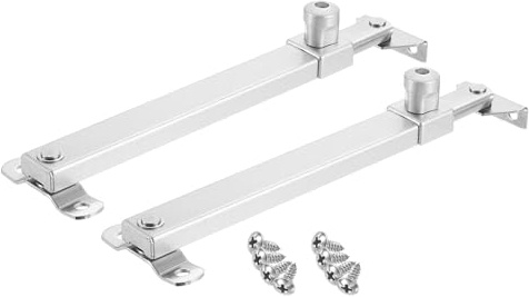 QUARKZMAN 2Pcs 285mm À battant Compas Fenêtre Loquet Spray Argent | À battant Fenêtre Compas, Inox Acier, Réglable Friction Compas Charnières Fenêtre Entretoise