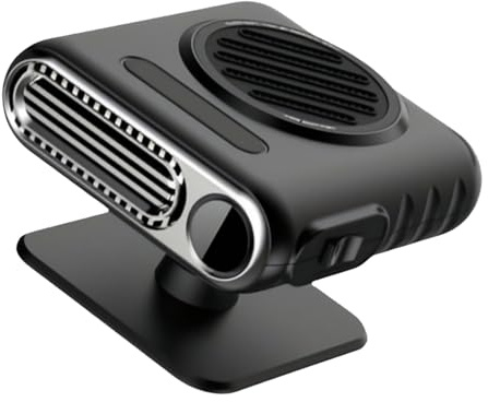 YIZITU Ventilador universal de calefacción para coche, 12 V, 24 V, adecuado para descongelador de cabina y eliminación de hielo, calentador de parabrisas