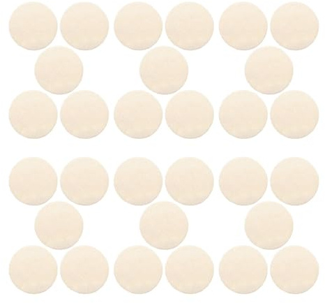 FRCOLOR Natürlicher Luffa Gesichtspeeling Pads aus Loofah Material 50 Stück Sanfter Peeling Gesichtsschrubber zur Entfernung Abgestorbener Haut und Reinigung für Damen und Herren