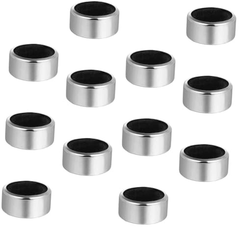 Toyvian Weintropfstopp für Flaschen 12 Stück Edelstahl Flaschenhals | Anrichtringe Edelstahl, Tropfring für Weinflaschen, Flasche Edelstahl
