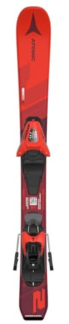 ATOMIC Redster J2 (70-90cm) + C 5 GW Skiset Red/Red Gr. 090 Ultimative Speed & Kontrolle für Junge Rennfahrer