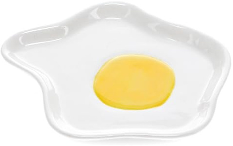 dotcomgiftshop Rex London Ceramic trinket dish - Fried egg