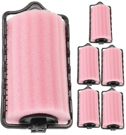 CHICAMPERA 6 Stück Teiliges Schaumstoff Lockenwickler für Großes Volumen Schonende Haarstyling Lockenstäbe ohne Hitze Geeignet für Lange und Kurze Haare Schädigungsfrei für Nacht und