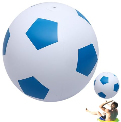 Balón Inflable Gigante Fútbol Decoración para Piscina y Juguete Acuático 69