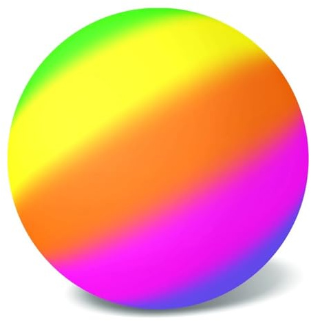 Pelota arcoíris de 15 cm para niños, mini bola arcoíris de colores, globo de playa, piscina, jardín, interiores y exteriores, playa, globo hinchable, para niños, se vende desinflado, 1 unidad, colores