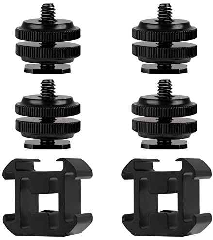 Adaptador de Montaje de Zapata de Cámara Soporte para Montaje de Zapata Caliente para Micrófonos Video Light Grabadora de Audio Cámara