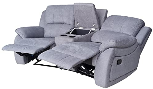 Mapo Möbel Mikrofasersofa Kinosofa Fernsehsofa 5129-Cup-2-M58