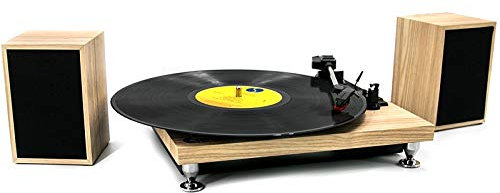 ROLTIN Giradischi in Vinile con Altoparlanti Inclusi e Amplificatore Incorporato, Giradischi fonografico Vintage, Giradischi Wireless Bluetooth Adatto per la Decorazione del Soggiorno e Le Feste