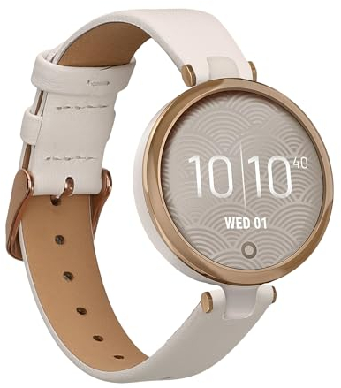 kwmobile Armband kompatibel mit Garmin Lily Sport - Echtleder Fitnesstracker Sportarmband Band