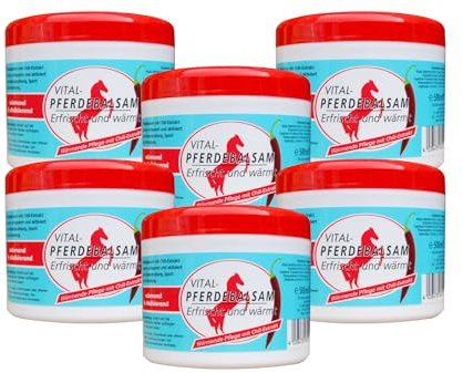 Luxtor Pferdebalsam Pferdesalbe Wärmegel Chili-Extrakt (500 ml (6er Pack))