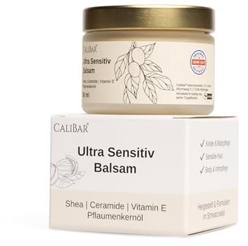 Calibar Ultra Sensitiv Balsam - Hautbalsam, Babypflege, Windelpflege, Intimpflege, Intensivpflege, Sensitiv, Gesicht und Körper, Parfümfrei, 50ml