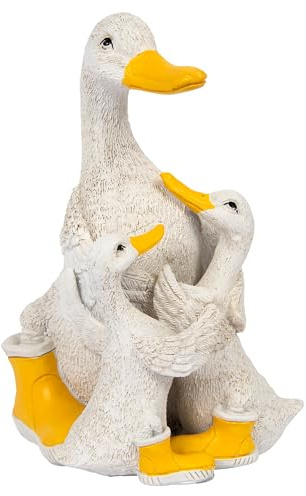 The Leonardo Collection Quackers Duck Playtime Figurine For Home & Office | Home Decor Ornaments Gift For Women & Men | Beautiful Figurine For Indoor & Outdoor | Living Room Decor Ornaments