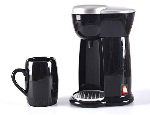 MYVVKIA Cafetera de una Taza, cafetera Americana de Goteo de una Taza, cafetera de Goteo pequeña para el hogar, Mini cafetera eléctrica